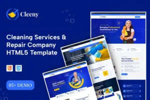 Mua Cleaning Services & Repair Company HTML5 Template giá rẻ
