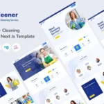 Cleener – Cleaning Services Next.js Template