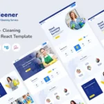 Cleener – Cleaning Services React Template