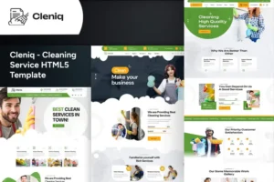 Mua Cleniq - Cleaning Service HTML5 Template giá rẻ