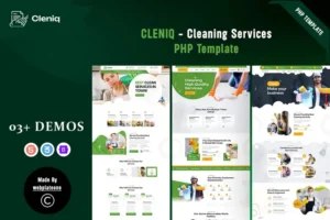 Mua Cleniq - Cleaning Services PHP Template giá rẻ