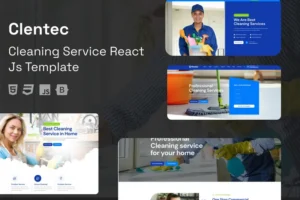 Mua Clentac – Cleaning Services React JS Template giá rẻ