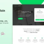 Cloin – HTML Landing Page Template + RTL