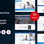 Cloud Host – Hosting Domain Template