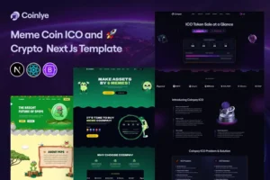 Mua Coinlye - Meme coin ICO & Crypto Next Js Template giá rẻ