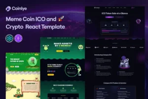 Mua Coinlye - Meme coin ICO & Crypto React Template giá rẻ