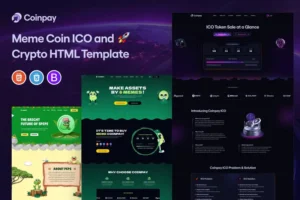 Mua Coinpay - Meme coin ICO & Crypto Template giá rẻ