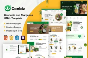Mua Conbiz | Medical Marijuana & CBD Oil HTML Template giá rẻ