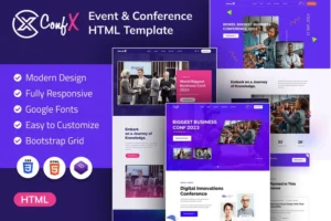 Mua ConfX | Event & Conference HTML Template giá rẻ