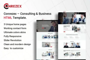 Mua Conrezex – Consulting & Business HTML Template giá rẻ