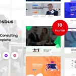 Consbus – One Page Template