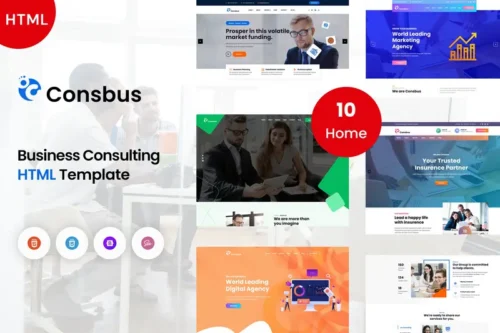Mua Consbus - One Page Template giá rẻ
