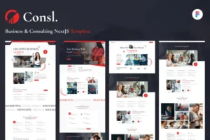 Mua Consl - Consulting Business Figma Template giá rẻ
