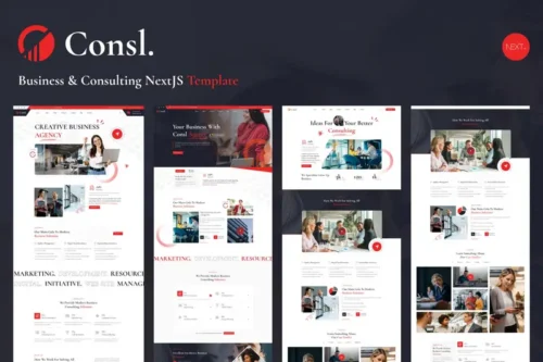 Mua Consl - Consulting Business NextJS Template giá rẻ