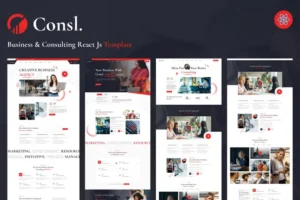 Mua Consl - Consulting Business React Template giá rẻ