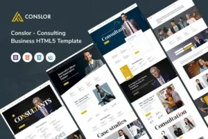 Mua Conslor - Consulting Business HTML5 Template giá rẻ