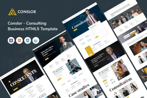 Mua Conslor - Consulting Business HTML5 Template giá rẻ