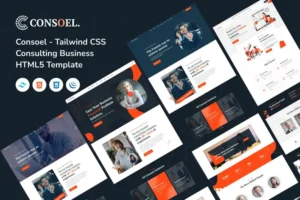 Mua Consoel - Tailwind CSS Consulting HTML5 Template giá rẻ