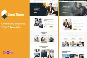 Mua ConsTimes - Consulting Business HTML5 Template giá rẻ