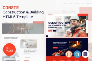 Mua Constr - Construction & Building HTML Template giá rẻ