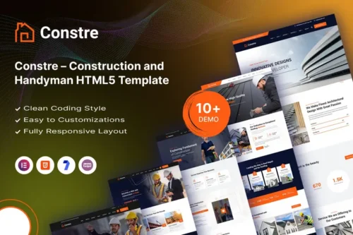Mua Constre – Construction and Handyman HTML5 Template giá rẻ