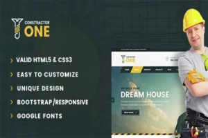 Mua Construction & Home Renovation HTML5 Template giá rẻ