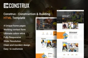 Mua Construx - Construction & Building HTML Template giá rẻ