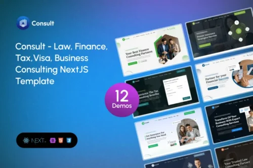 Mua Consult - Business Consulting NextJS Template giá rẻ
