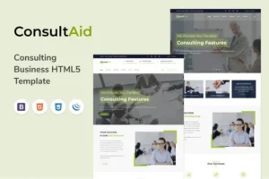 Mua ConsultAid - Consulting Business HTML5 Template giá rẻ