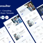 Consultar – Business Consulting React Template
