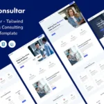 Consultar – Tailwind Business Consulting Template