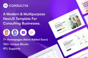 Mua Consultia - Business Consulting NextJS Template giá rẻ