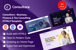 Mua Consultore - Consulting & Finance HTML Template giá rẻ