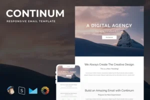 Mua Continum - Responsive Email + StampReady Builder giá rẻ