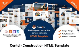 Mua Contol- Construction HTML Template giá rẻ