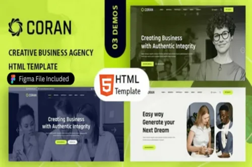 Mua Coran - Creative Agency HTML Template giá rẻ