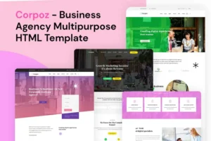 Mua Corpoz - Business Agency Multipurpose HTML Templat giá rẻ