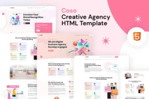 Mua Coso - Creative Agency HTML Template giá rẻ