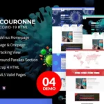 Couronne – Corona virus (Covid-19) HTML Template