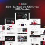 Crank – Car Repair & Auto Services HTML5 Template