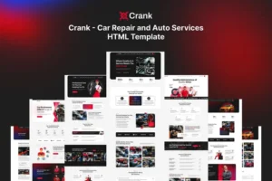 Mua Crank - Car Repair & Auto Services HTML5 Template giá rẻ