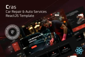 Mua Cras - Car Repair & Auto Services ReactJs Template giá rẻ