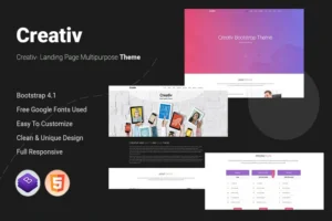 Mua Creativ- Landing Page Multipurpose Theme giá rẻ