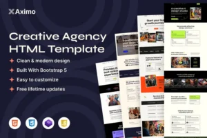 Mua Creative Agency HTML Template giá rẻ