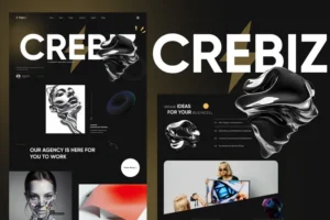 Mua CreBiz - Creative Portfolio Figma Template giá rẻ