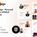 CreDesign – Personal Portfolio Template