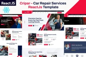 Mua Cripar – Car Repair Services ReactJs Template giá rẻ