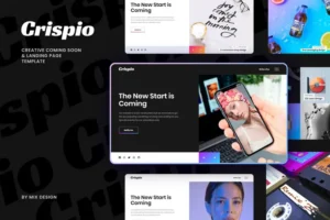 Mua Crispio - Coming Soon and Landing Page Template giá rẻ