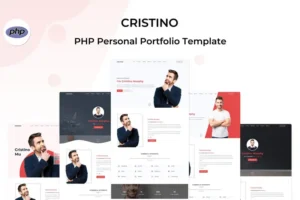 Mua Cristino - PHP Personal Portfolio Template giá rẻ
