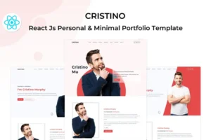 Mua Cristino - React Js Personal Portfolio Template giá rẻ